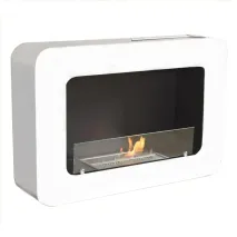 Bio Rock -white Επιτοίχιο τζάκι βιοαιθανόλης